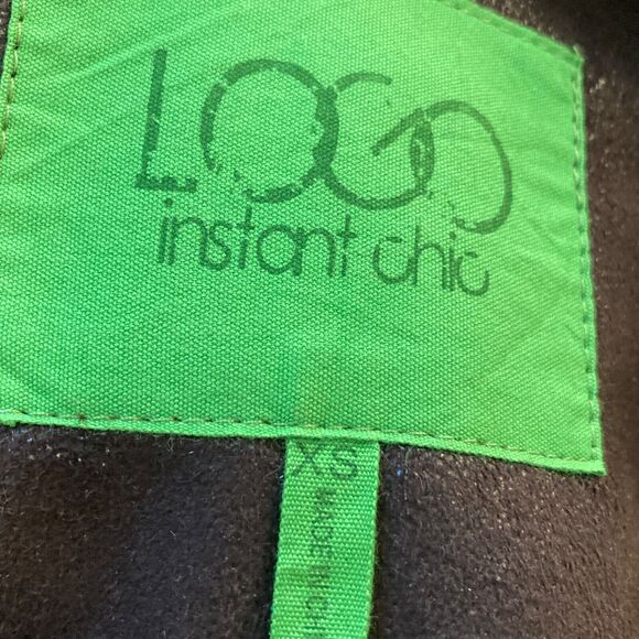 LOGO Lori Goldstein Instant Chic Vest Womens‎ XS Brown Faux Suede Shearling - Picture 5 of 7